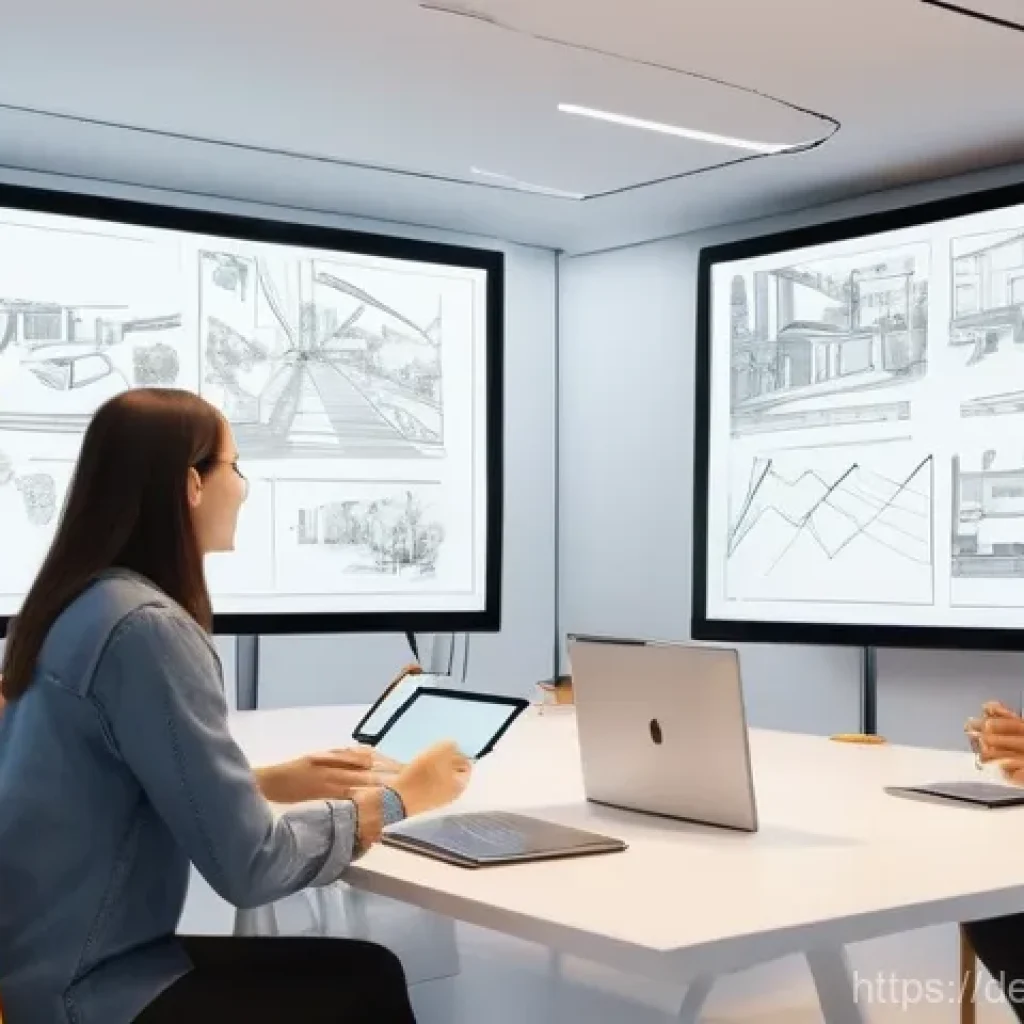 애니메이션 기획사와 외주 관리 노하우 - **A vibrant, modern animation studio buzzes with creative energy.** A diverse group of five animator...