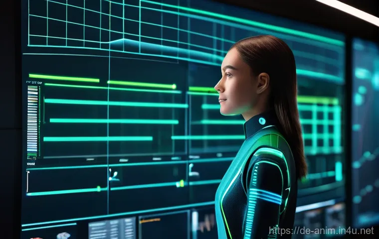 애니메이션 기획사와 외주 관리 노하우 - **A vibrant, modern animation studio buzzes with creative energy.** A diverse group of five animator...