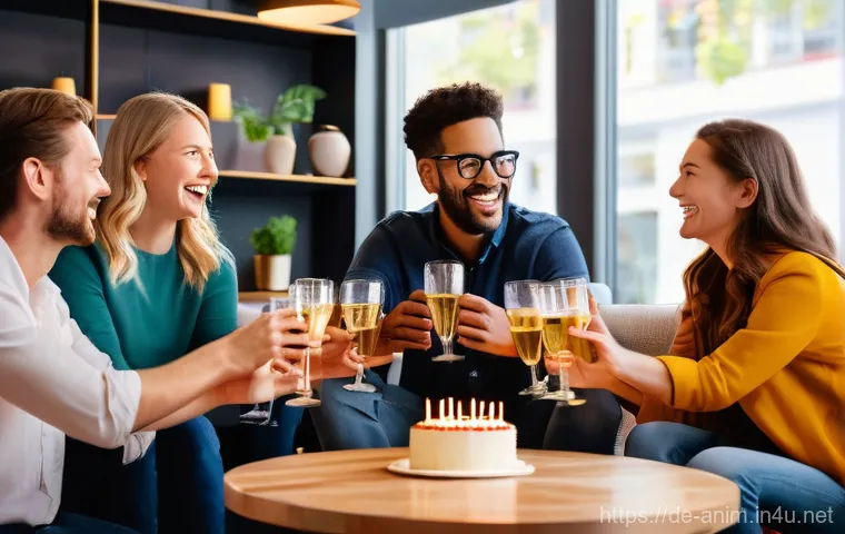 애니메이션 기획사와 외주 관리 노하우 - **A sleek, futuristic animation lab showcases groundbreaking AI technology.** A friendly, stylized h...