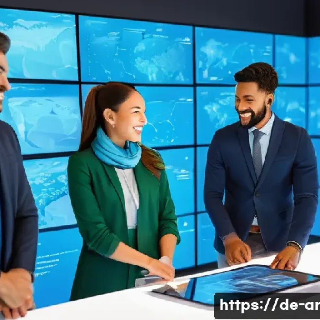 애니메이션 기획사의 국제 협업 팀 운영 팁 - **Prompt 1: Global Animation Team Collaboration**
A vibrant, high-energy scene depicting a diver...